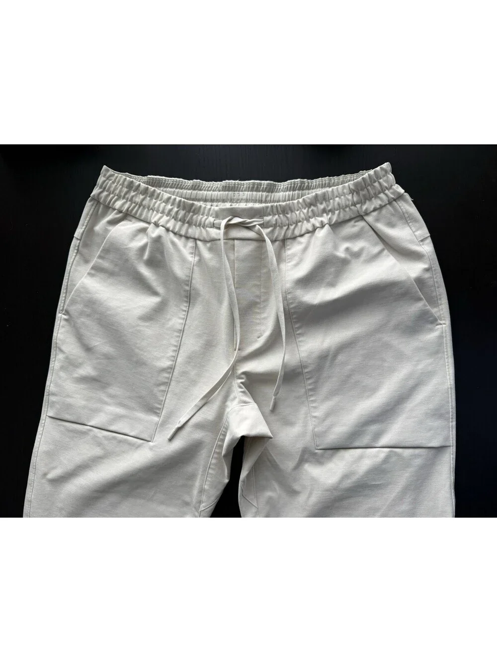 Lululemon Men's Bowline 30” Pant Utilitech XL White Ivory Drawstring Jogger